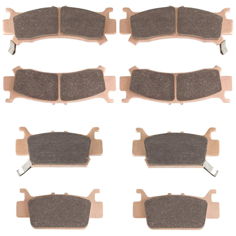 Zinger Brake Pads for Honda Talon 1000R 1000X 2019-2024,Honda Pioneer 1000 1000-5 2016-2024,Sintered Copper Front & Rear Brake Pads Replaces 06451-HL4-A01, 06431-HL4-A01 06452-HL4-A01 06432-HL4-A01 - Image 1